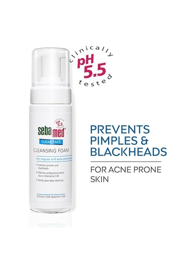 SebaMed Anti-Hairloss Shampoo, 200ml & Sebamed Clear Face Foam, 50ml - Image 4
